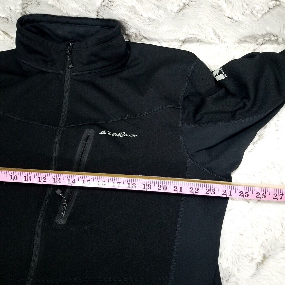 Eddie Bauer Jacket Mens XL Black First Ascent Full Zip Long Sleeve‎ Nylon Coat - Picture 4 of 11